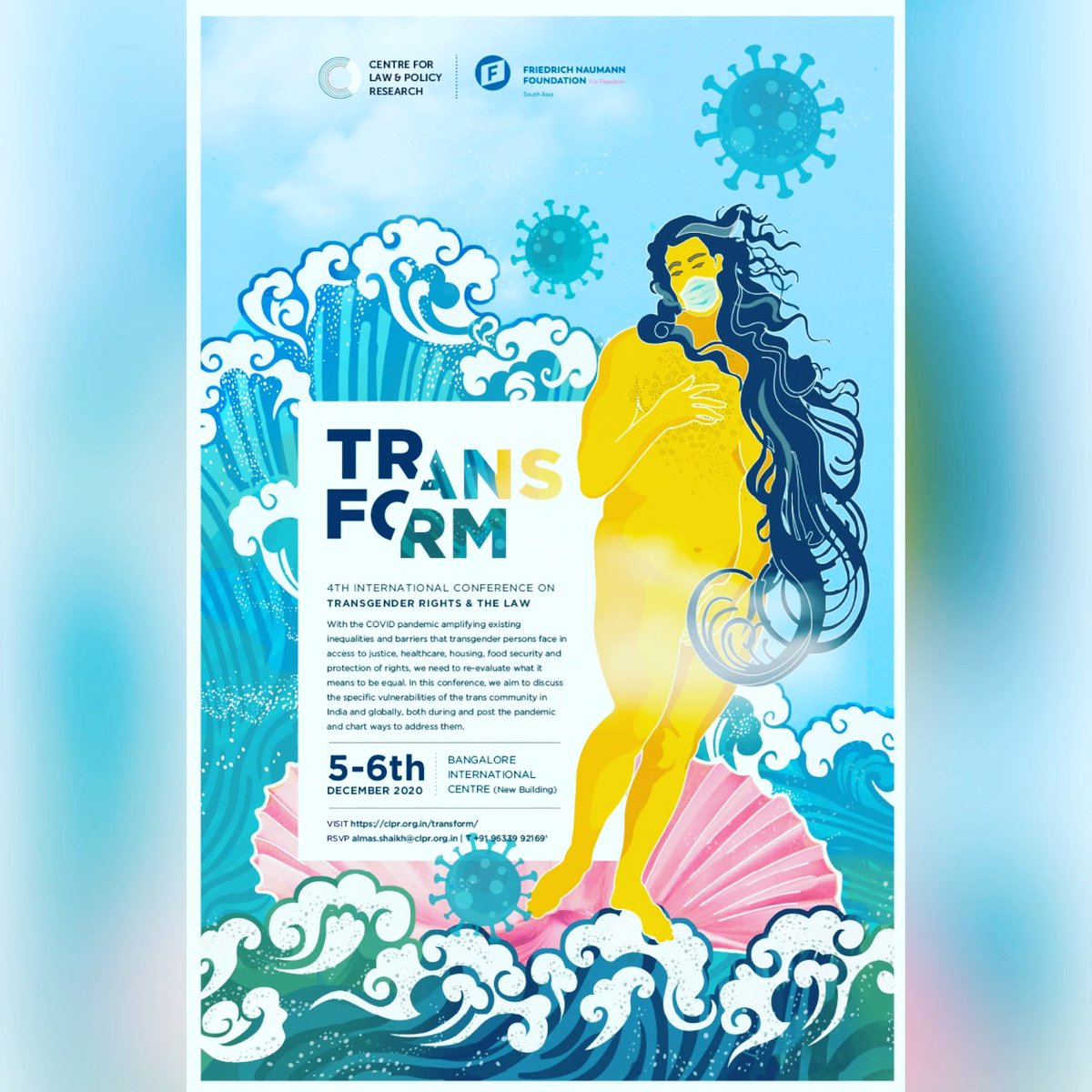 CLPRtrust's tweet photo. Those who missed our earlier announcement, we, at CLPR are organising the 4th International Conference on the Transgender Rights and the Law next month.
Check out this link for more details: https://t.co/i9LlPxnz2W
#CLPRTransform2020
#Transform2020
#Transrights
#CLPR https://t.co/OhXeH5B2r6