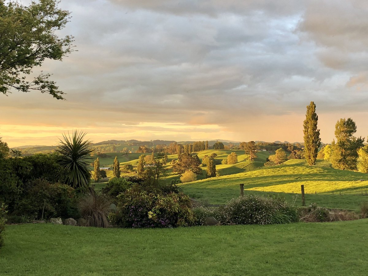 No need for a passport when this is the view out my lounge window #nofilter #FarmLife #loveNZ #nzfarmer