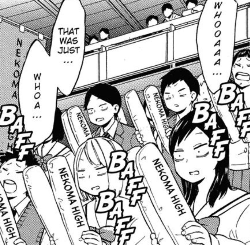 sometimes i just need to stop functioning and dedicate my only braincell solely to admiring the beauty that is the karasuno/nekoma match ending, so here's a short thread because i quite literally can't cope with how amazing it is