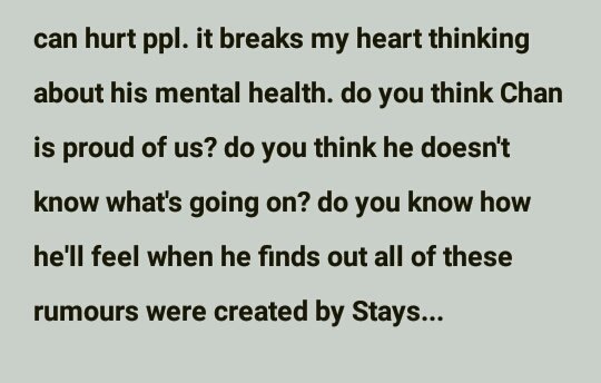 Stays i thought we were one of the friendliest and non toxic fandoms but look what we have done. it's woojin who's the real victim. 8 is fate right? then why did you all started creating fake rumours? Do you have any idea what you did!!!