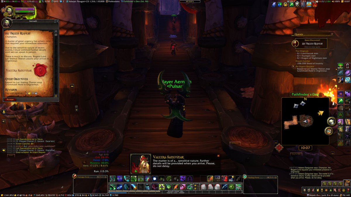 Aernath's tweet photo. Servers are up in EU!
HERE WE GOOO!!!
#WorldOfWarcraft #DeathRising https://t.co/Irgtcdqxw1