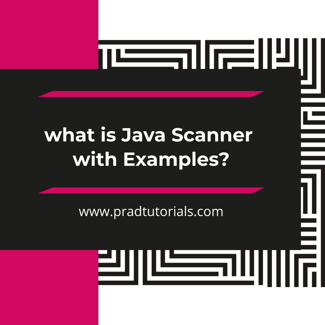 pradtutorials's tweet image. Learn about what is #javascanner with examples, Read now!
pradtutorials.com/java-scanner/
#scannerclassjava #importscannerjava #javascannerclass #javatutorial #learnjava #freejava #pradtutorials #javascannerclassobject