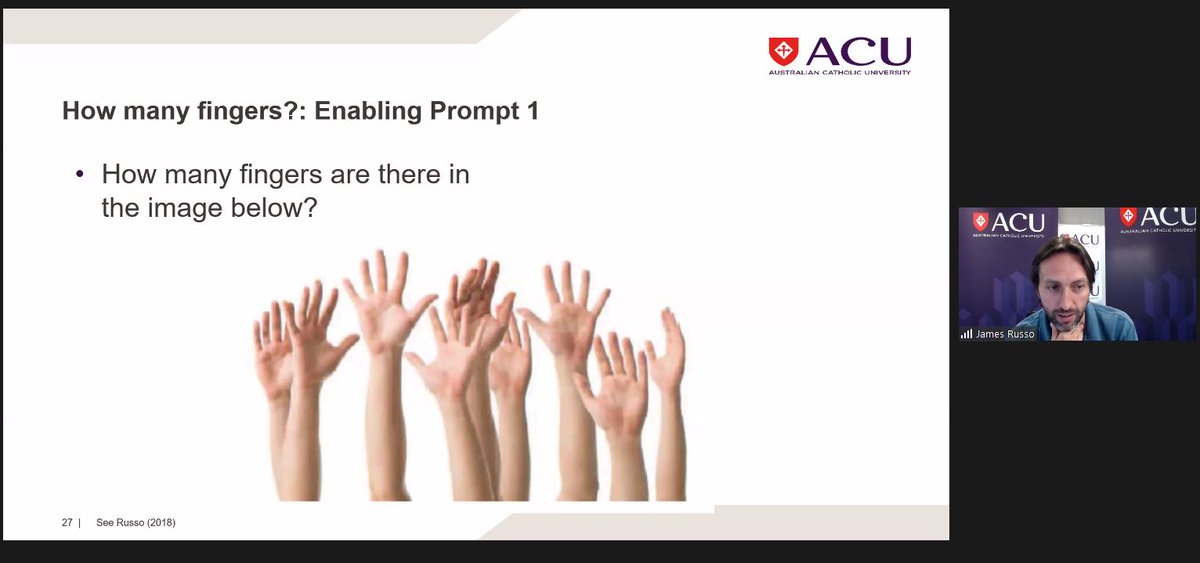 Mathematics Teaching and Learning Centre (@mtlc_acu) on Twitter photo This afternoon <a href="/surfmaths/">James Russo</a> presented "Using enabling and extending prompts to support all learners" as part of our MTLC Maths Master Class Webinar Series 2. James' passion for challenging tasks made for a highly engaging and knowledgeable session. #mathspd #Mathematics This afternoon <a href="/surfmaths/">James Russo</a> presented "Using enabling and extending prompts to support all learners" as part of our MTLC Maths Master Class Webinar Series 2. James' passion for challenging tasks made for a highly engaging and knowledgeable session. #mathspd #Mathematics