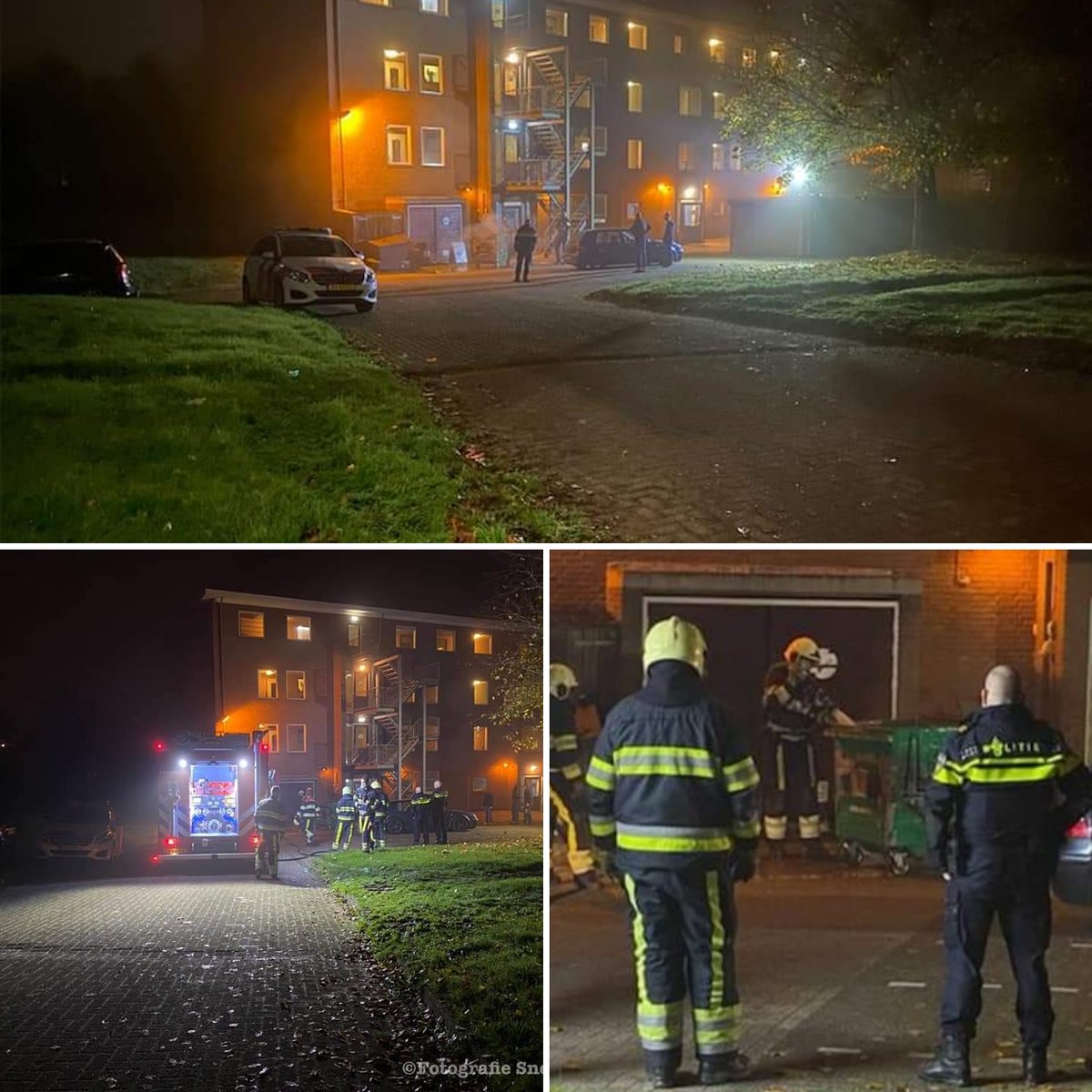 Melding brandweer Oude Dijk Sneek