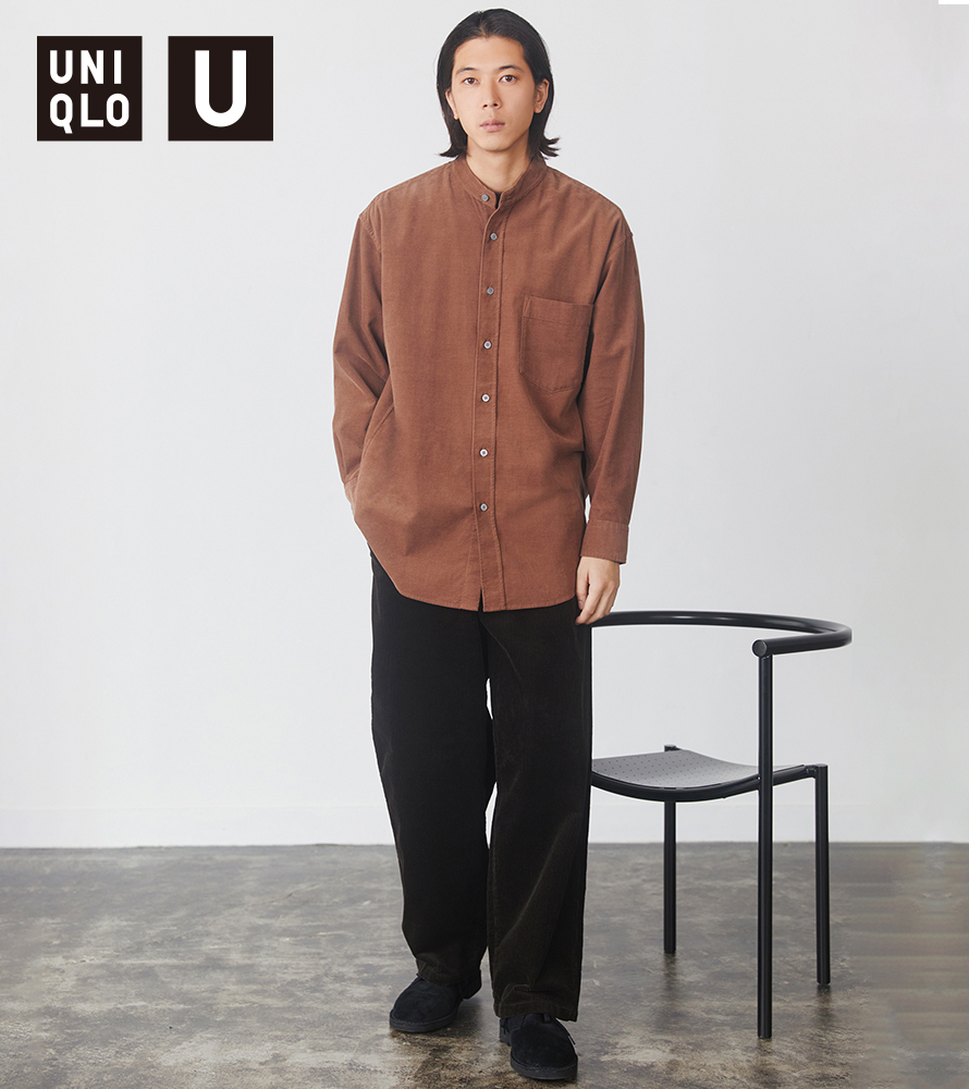 新品 ユニクロU コーデュロイ ワイド ワーク パンツ UNIQLO U 73