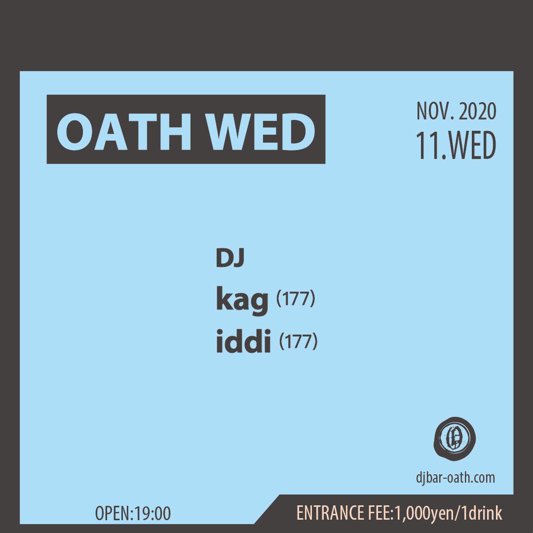 iddi_nas_iddi's tweet photo. 4ヶ月ぶりにDJ復帰となる相方 kagパイセンといつものOATHで今夜DJします。

20時〜3時までやってるんで渋谷近辺の方はぜひ遊びに来てください👍 https://t.co/RB0SrzeiFe