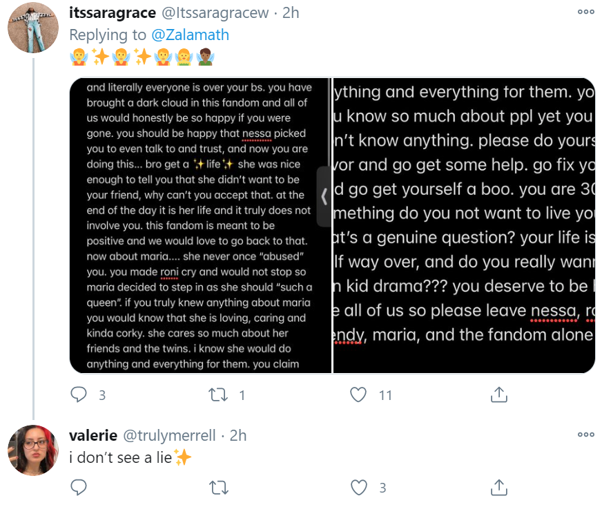 Zalamath's tweet photo. You either get it at this point or you are a lost cause. Most of you can't get over your own egos and try to twist the truth and ignore reality for your convenience while judging others and being hypocrites. Do you even have the capacity to accept when you've been wrong? Honestly https://t.co/gy01jpwZU2
