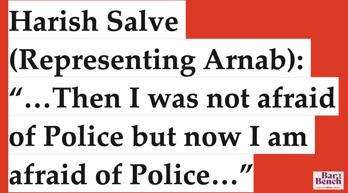 Salve: Desai asks me why I did not move to quash FIR earlier. Because  #Palghar didn't happen then. Then I was not afraid of Police but now I am afraid of Police. #ArnabGoswamy  #ArnabGoswai  #ArnabGoswami  #palgharsadhulynching