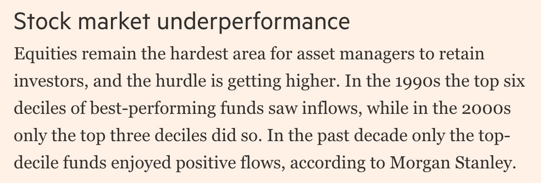 It's just getting harder and harder to keep assets even for stock-pickers that are doing well or have a prized four or five-star Morningstar rating.