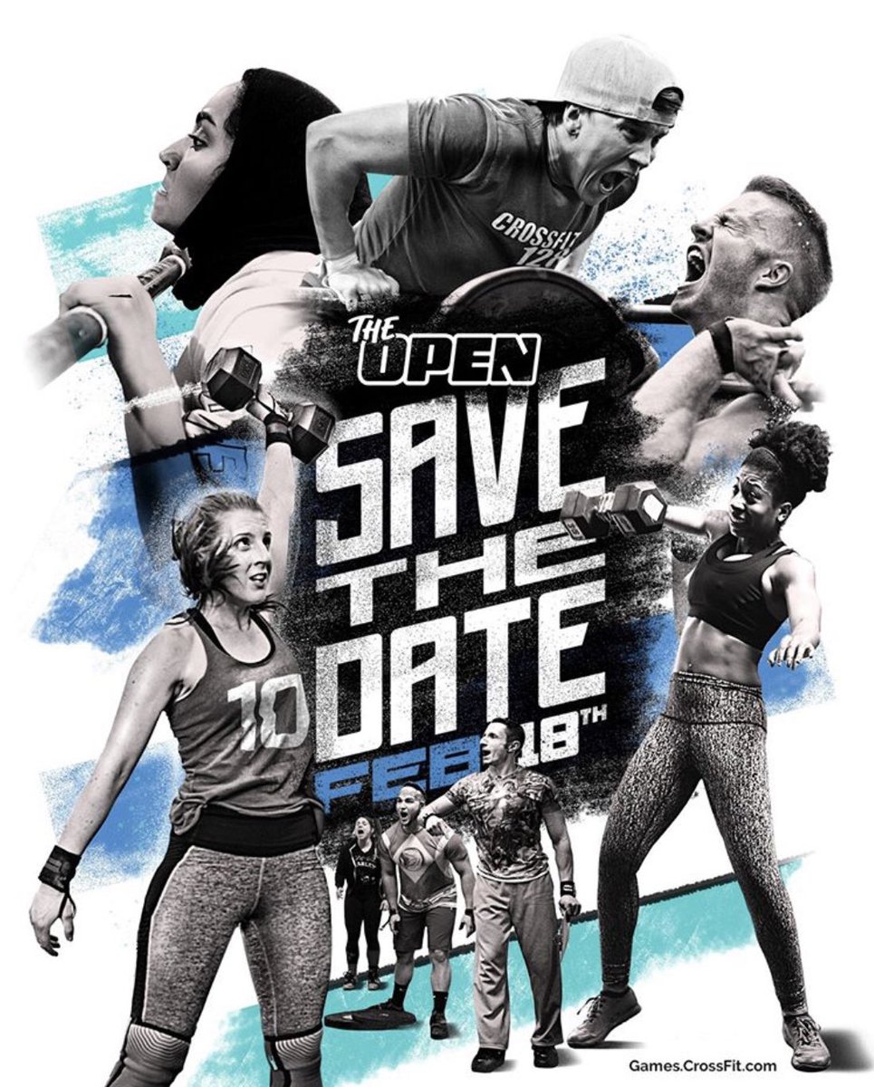 CrossFitDEU's tweet photo. Die Open starten in 100 Tagen

Jedes Jahre nehmen Hunderttausende @CrossFit Athleten, allen Levels, an fünf Workouts, über fünf Wochen hinweg, beim weltweit größten Teilnehmer-Sportevent, teil. 
Die Open sind so designed, dass sie jeden zugänglich sind. Von Anfängern bis hin zu https://t.co/i2fNMuEEDi