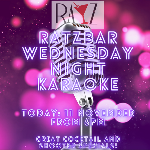 #WednesdayNightKaraoke
See your there!