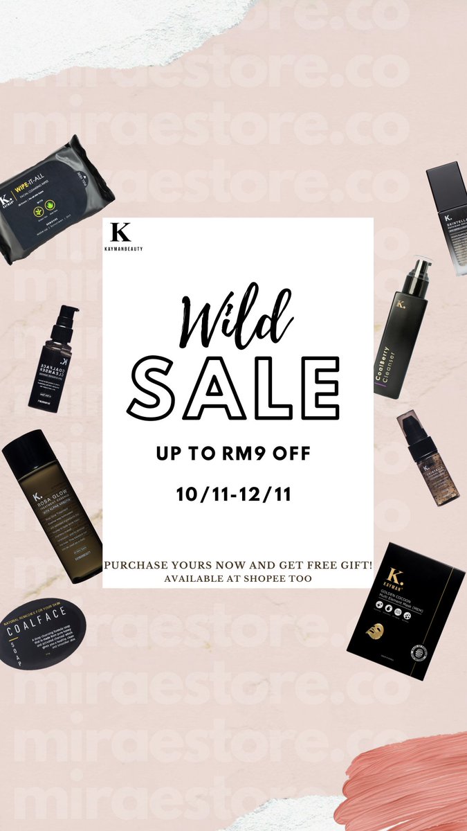 Miraestoree's tweet photo. @Azfarheri Thank you Azfar!! Hai Korang! Kayman ada buat SALE tau dari 10/11 sampai 12/11 💖

Nak order? Boleh Dm kita terus atau click link di Bio 😊

Claim Free shipping thru shopee and Rm5 off for min. Spend RM80 🔥

Free gift yang comel menanti andaa!!

https://t.co/tXnFJ0FU4g https://t.co/MDXSgm0EMi