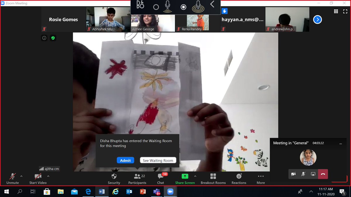 RosieGomes2's tweet photo. Virtual Diwali Celebration_Grade 1C having a good time online. @MichelleVerghe1 @Susanna_Porob @gemsnms_alkhail https://t.co/FCFEVMrAsY