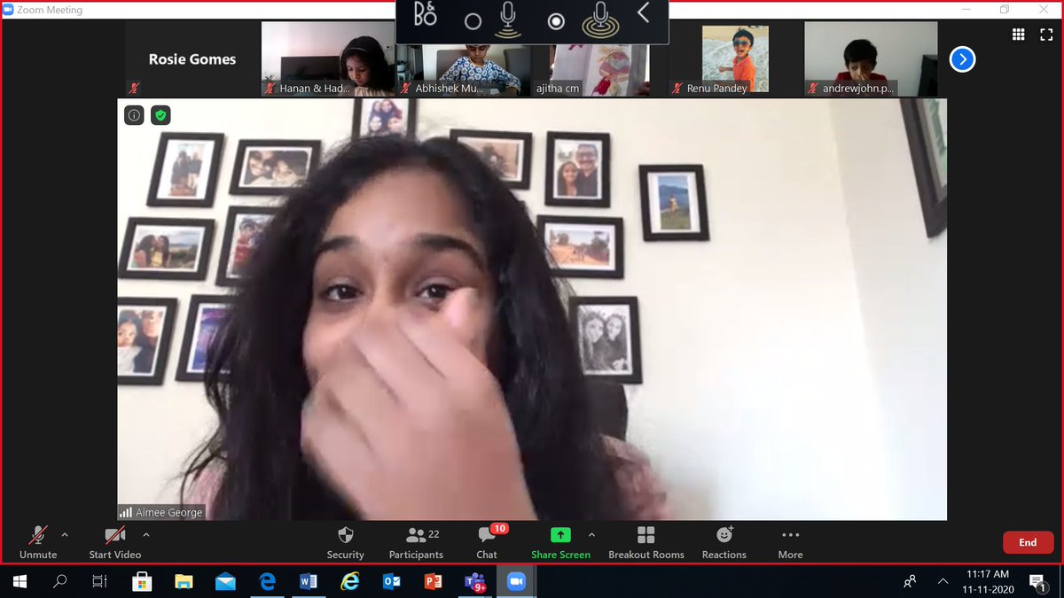 RosieGomes2's tweet photo. Virtual Diwali Celebration_Grade 1C having a good time online. @MichelleVerghe1 @Susanna_Porob @gemsnms_alkhail https://t.co/FCFEVMrAsY