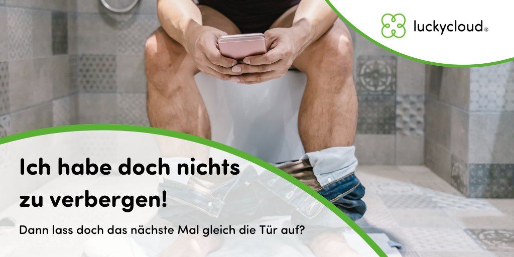 luckycloudGmbH's tweet photo. #BigBrother is watching you - sogar am stillen Örtchen 

Die Chance ist groß, dass Anbieter eine Tür im Code offen lassen, um an #Daten zu kommen 

Dann lieber auf vertrauenswürdige #Anbieter mit Open-Source-Software &amp; clientseitige #Verschlüsselung setzen

#profiling #backdoors https://t.co/LVrSbIFEeC