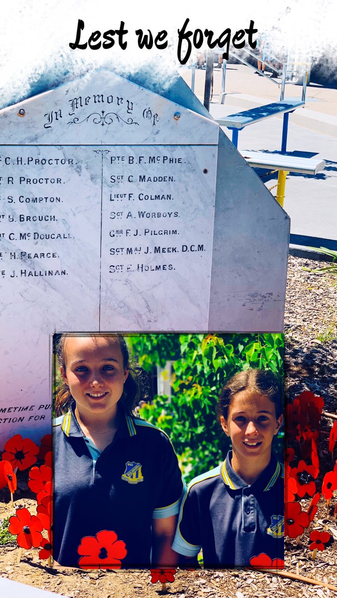 BolwarraPublic's tweet photo. Remembrance Day 2020 - Lest We Forget @NSWEducation https://t.co/qV1Aj3QZQr