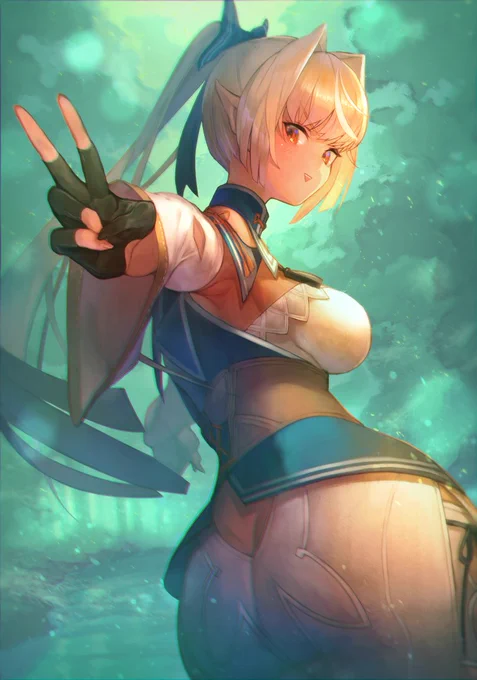 #しらぬえ
元気な感じで 