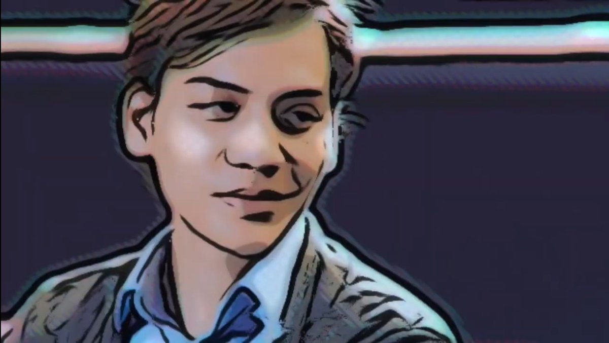 Ray juga seorang yang susah senyum tetapi bak kata  @ikmalamry Ray akan senyum bila tengok Gibbs.This stylized version of a Ray-Gibbs interaction (featured in DUO, available on YouTube: NEDDO WORKS channel) is how I feel Ray would normally smile.Senyum separuh 