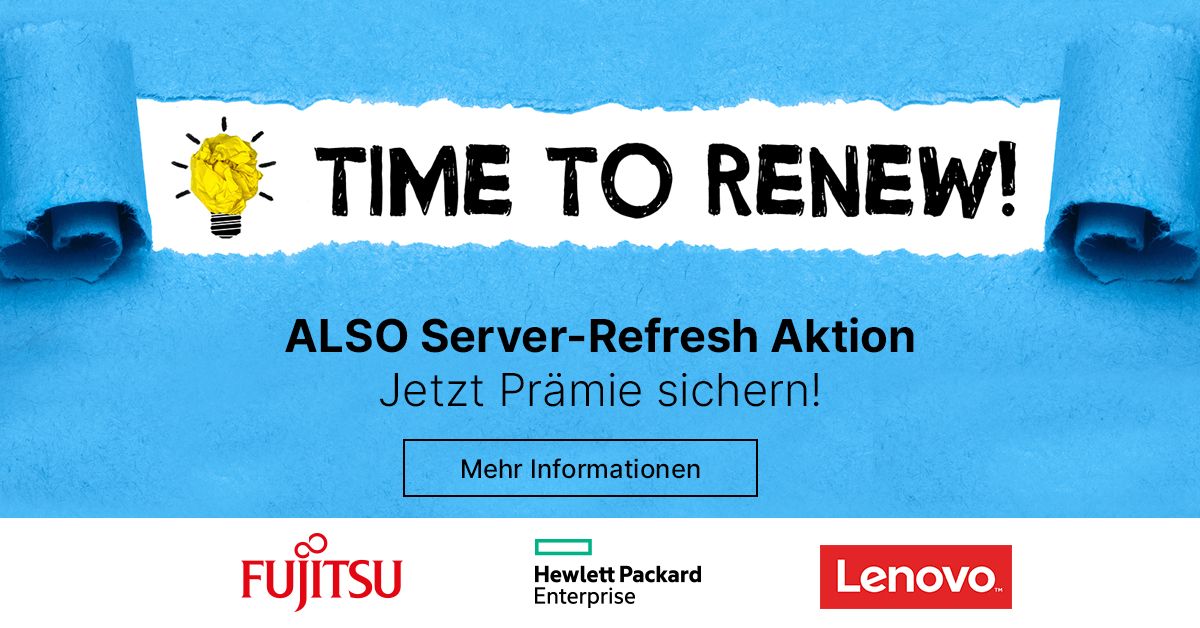 ALSODeutschland's tweet image. Alt gegen Neu war noch nie so lukrativ:
Jetzt Ankaufprämie plus Neukaufprämie sichern! #ALSODeutschland #Server #ServerRefresh #Webinstore
bit.ly/32BvILg