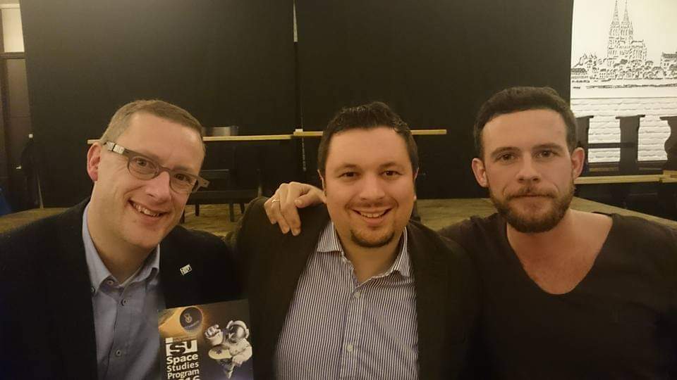 rjmlaird's tweet photo. Wishing a very happy birthday 🎂 to my good friend @timmermansr. Here's to many more space-y adventures together. 🚀🎊🌍 #ISUnet #SSP13 #SpaceUp #spaceuplive #spaceupleics https://t.co/o1E3ovO5G2