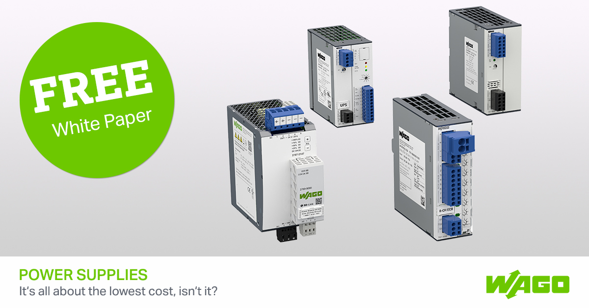 WAGOUK's tweet photo. There has never been a more crucial time to future-proof your business and the the @WAGOLimited #Industry40 ready #Pro2 power supply can make that a reality.

Get your FREE whitepaper: https://t.co/mYG1XZkEwi 

#wago #powersupplies #OEM #PanelBuilders #SystemIntegrators https://t.co/8JmIS61VW7