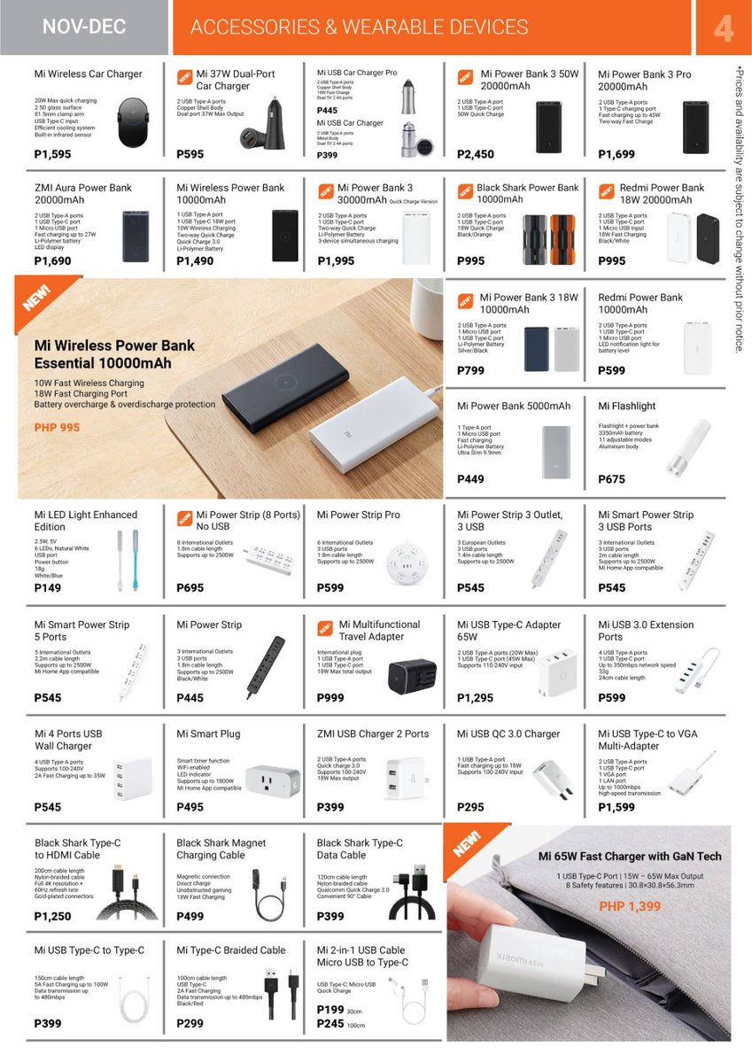 miupdateph's tweet photo. Xiaomi Mi Store PH November-December Brochure.
Iπ§‘Mi @MiPhilippines
#XiaomiUpdatePh #MiPH #XiaomiPH #MiStore #Redmi #Mi #POCO #Blackshark #XiaomiEcosystem #XiaomiAIoT https://t.co/U2gy6cdVwd