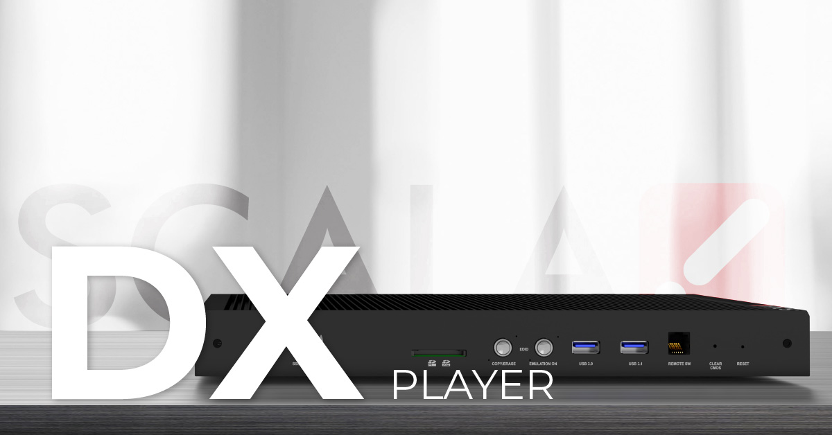 Ready for a media player that delivers enterprise performance and seamless playback of UHD 4K content? Check out the Scala Media Player-DX. Curious? Download the spec sheet: scala.com/en/products/ha…. #MarTech #DigitalSignage #Scala