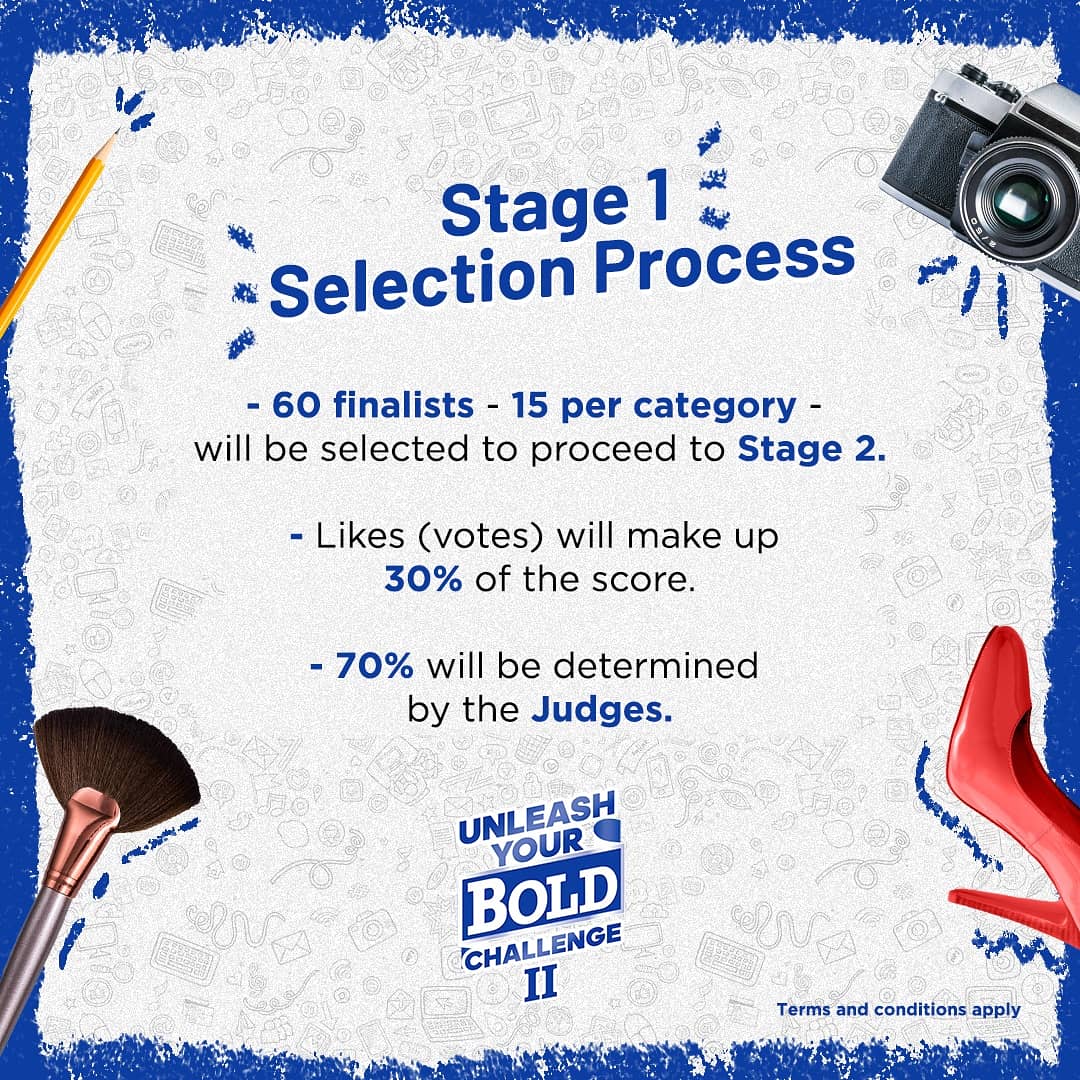 boldNig's tweet photo. 60 participants across the 4 categories will make it to the next stage.
They will be selected based off likes and the scoring by the category judges.
Stay glued to our page for more updates
#UnleashYourBoldChallenge #BoldChallenge #BoldGinger #BoldTropical #BoldBitterLemon https://t.co/ZnrMHhFVxT