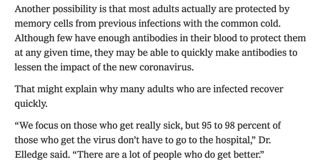 jeffreytucker's tweet photo. And now the NYT reports what was already known in March or, really, before: it's a textbook virus, with cross immunities. https://t.co/2pKhBUBAWe https://t.co/nbbfeLFsQB