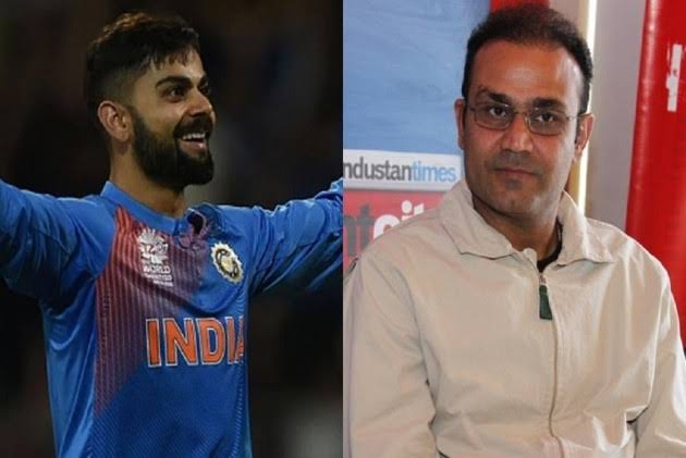 ImTanujSingh's tweet photo. "At No.4 I've picked Virat Kohli. He always scores runs and hence I've given him Captaincy as well. He's an Aggressive player and Captain and can take the team along with him."

- Virender Sehwag https://t.co/I8wGihPZTf