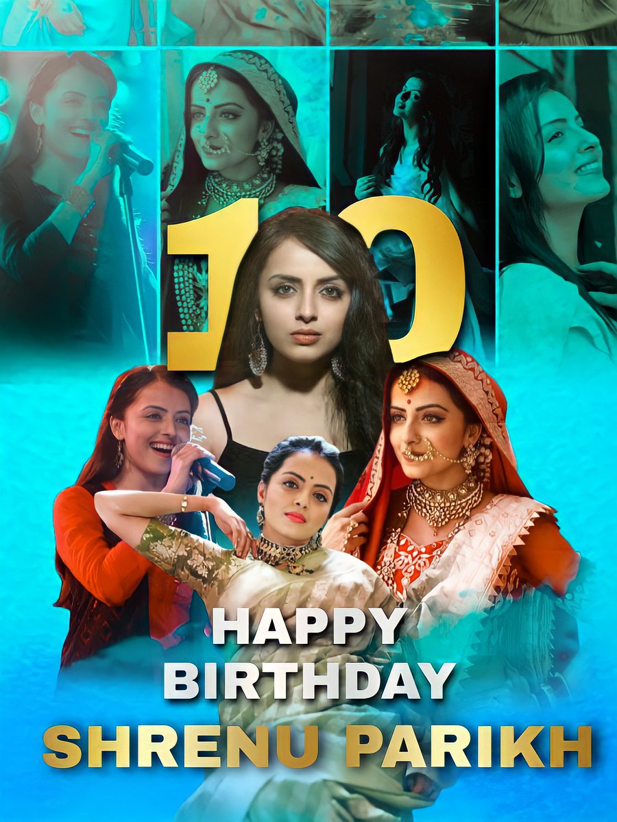 Here's celebrating a decade of our Shre in  ITV &amp; Film industry ! You are the most prettiest and most talented actress ! you deserve more ! Wishing you a very happy birthday and may God bless you with all happiness and success in the world
 Love you #HappyDecadeWalaBdayShrenu