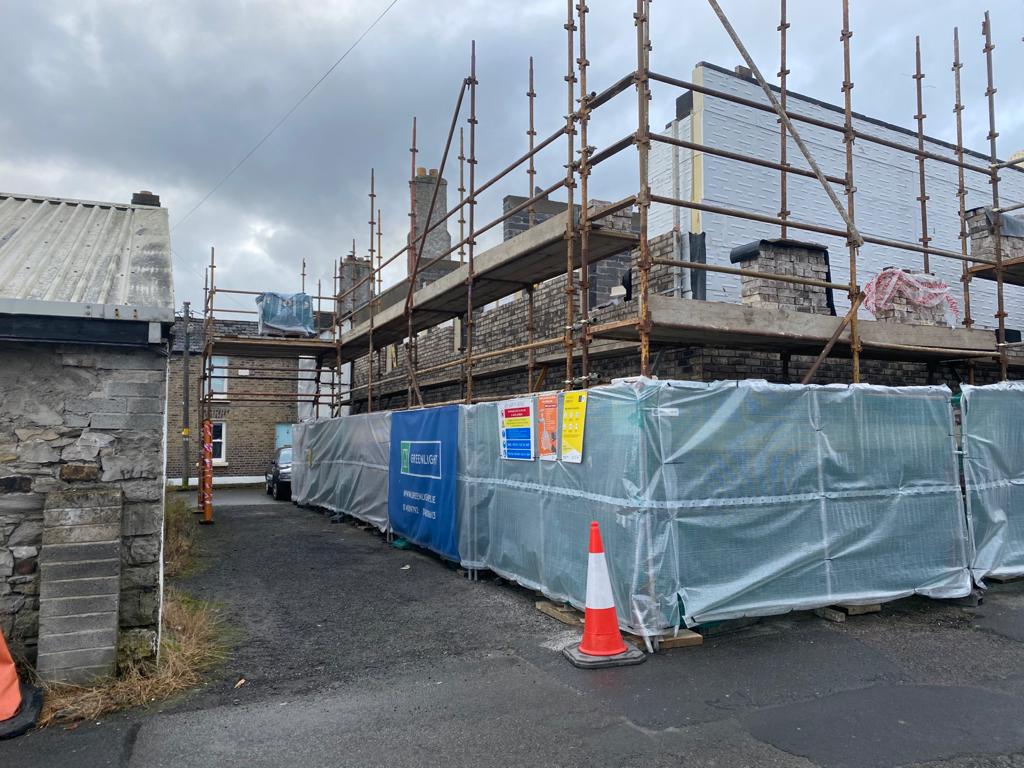 Greenlight_ps's tweet photo. Progress at our new development in Harold's Cross. Bricklayers nearing completion

 #development #construction #haroldscross
#greenlightireland #greenlightfm #greenlightme #teamgreenlight https://t.co/u8kI40ycZu