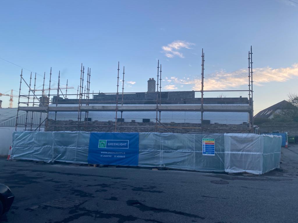 Greenlight_ps's tweet photo. Progress at our new development in Harold's Cross. Bricklayers nearing completion

 #development #construction #haroldscross
#greenlightireland #greenlightfm #greenlightme #teamgreenlight https://t.co/u8kI40ycZu