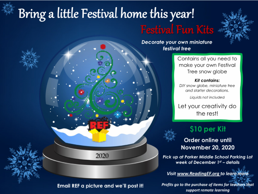 ReadingEF's tweet image. Festival of Trees at home - bring a little festival by purchasing DYI snow globe kits with decorations and trees conta.cc/35gFdB6