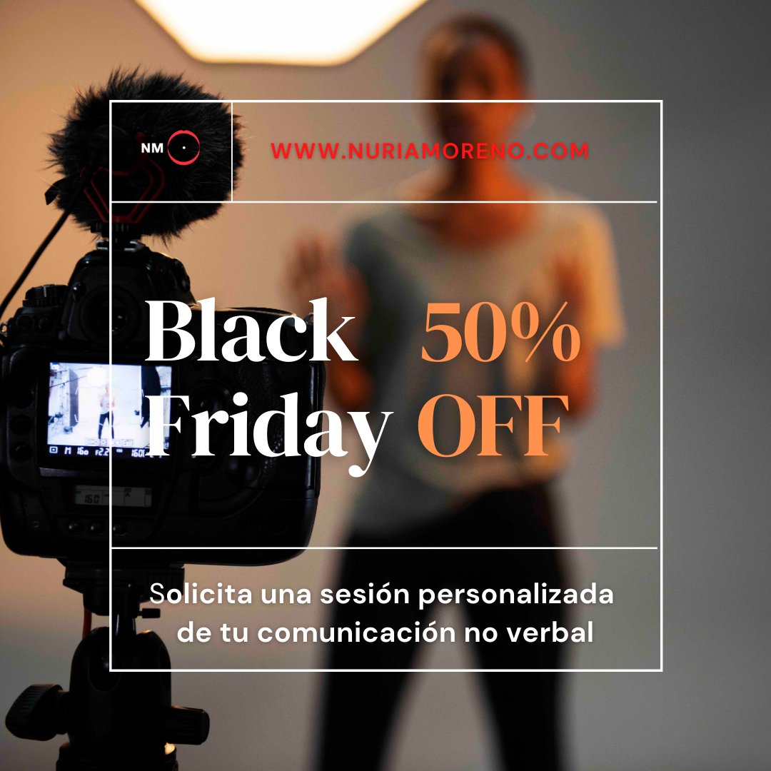 nurjamoreno's tweet photo. Si quieres una sesión personalizada de tu comunicación o quieres regalársela a alguien, aprovecha el Black Friday!

#bodylanguage #comunicacionnoverbal #publickspeaking https://t.co/MnMZb96xbv