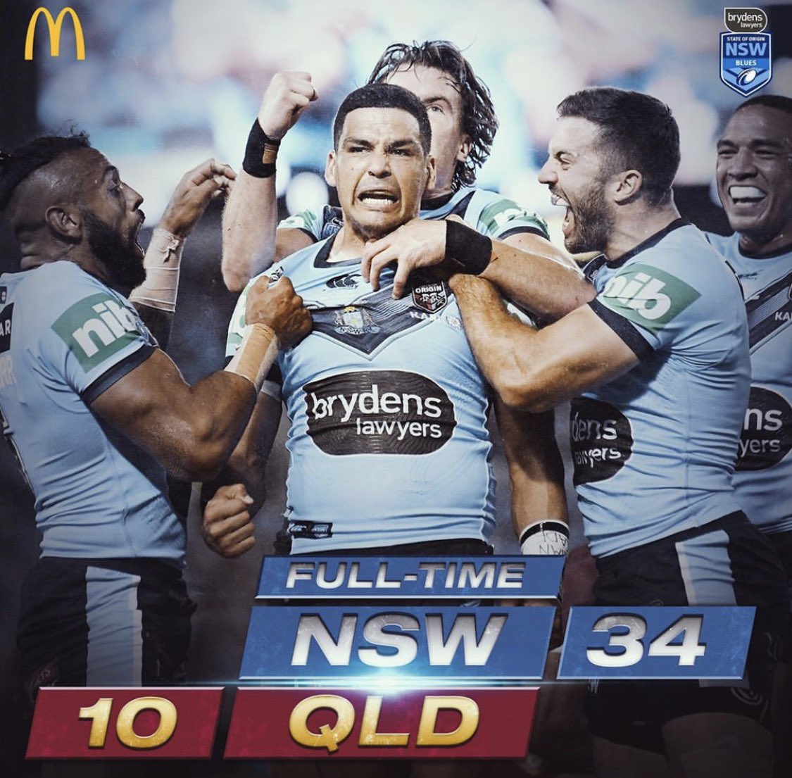 BrydensLawyers's tweet photo. Congratulations to our Brydens Lawyers @NSWBlues ๐๐ป๐
Bring on Game III ! ๐
.
#BrydensLawyersWEDO #CommitProtectSucceed #OriginIsOn #UpTheBlues #NSW #Blues #NRL #Origin https://t.co/5XFNfIUZND