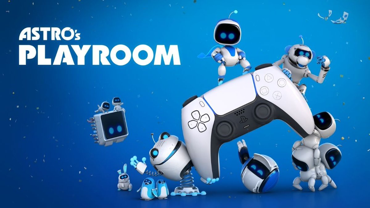 PlayStation's tweet photo. Learn how Team Asobi made the most of DualSense’s unique features in Astro’s Playroom, which comes preloaded on every #PS5: https://t.co/fPt5mEHsOz https://t.co/Q58X0kWXg3