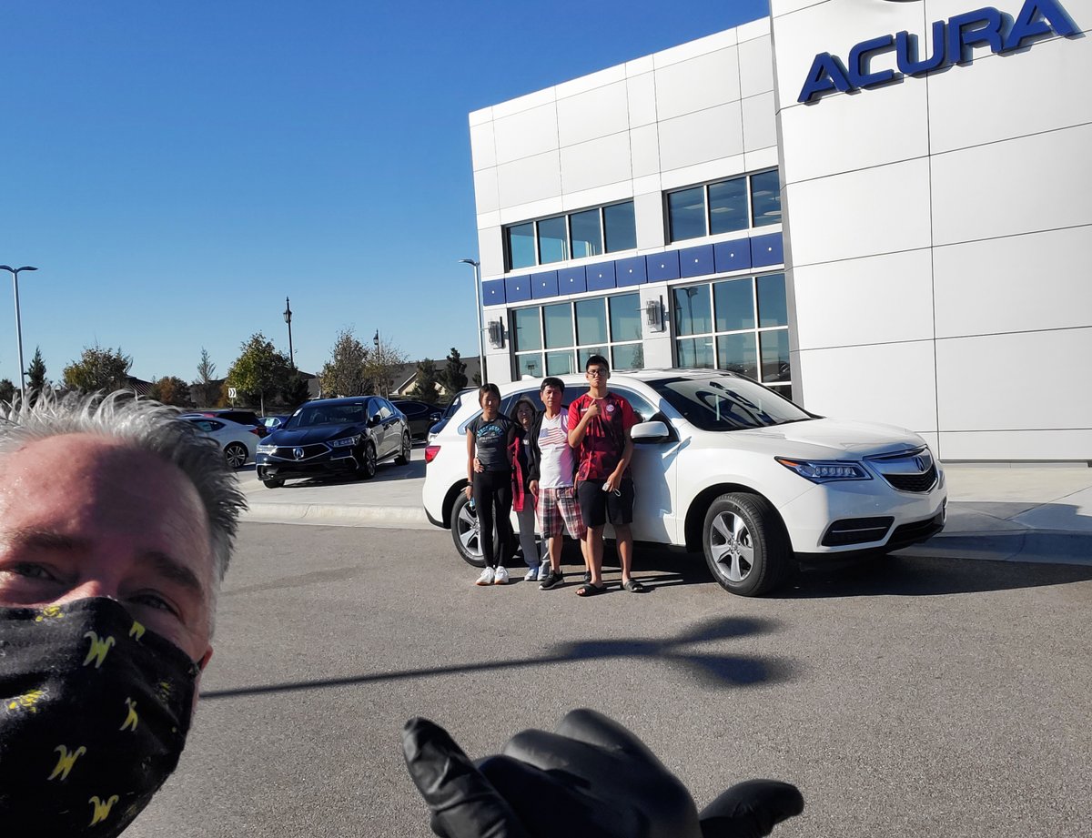 gregjonessells's tweet photo. A huge Thank You to the Tran family for allowing Brandon & myself the opportunity to earn your business! Congrats on your "new to you" @Acura MDX! Welcome to the @WalserAutoGroup @AcuraofWichita family & enjoy your new ride! #gregjonesacuracs #supportICT #walserautocampus #besafe https://t.co/a0IlKxXXyx