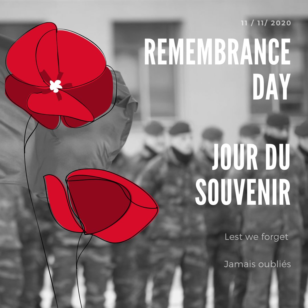 We want to thank all of our clients, friends and family who have served or are serving in the military. We are very grateful for everything you do. Lest we forget.

#RemembranceDay  #JourduSouvenir