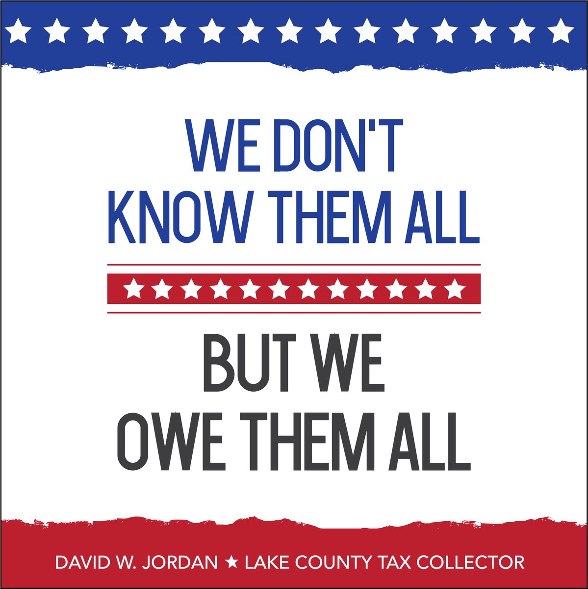 David W. Jordan Lake County Tax Collector tweet media