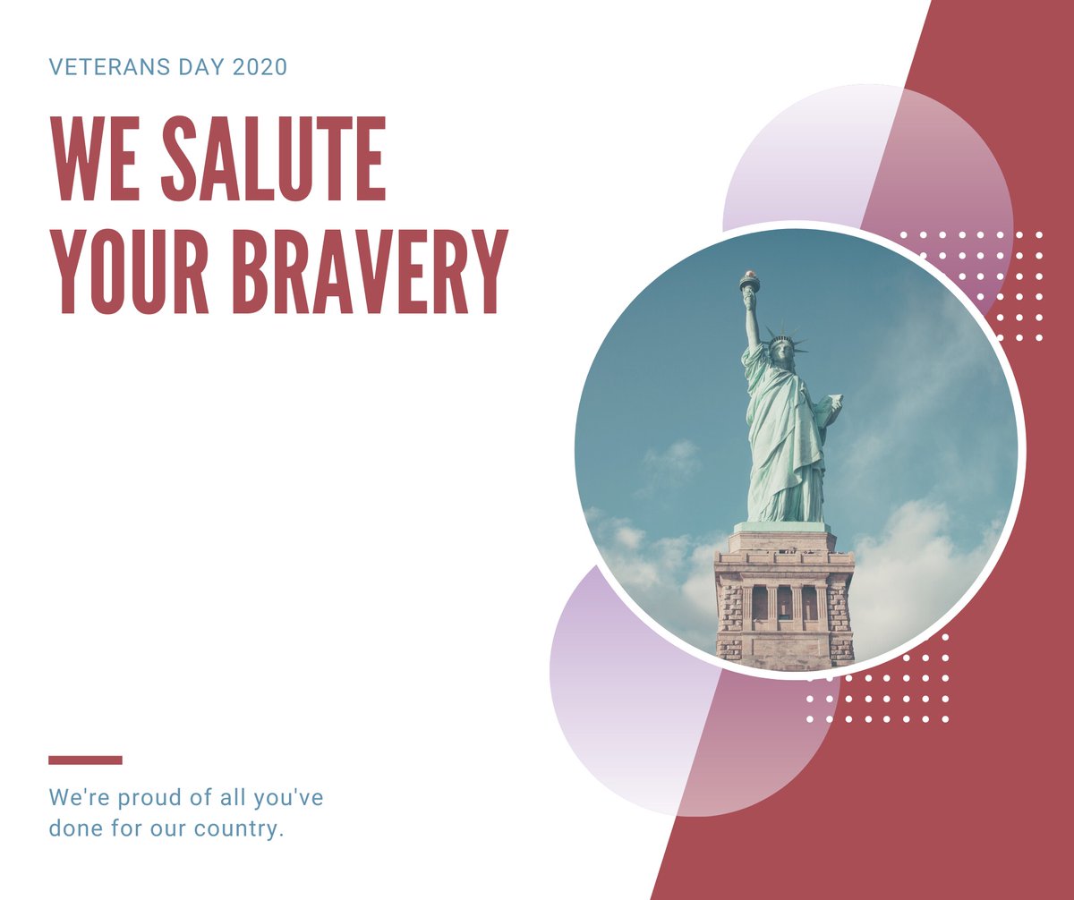 GoTukn's tweet photo. Veteran’s Day 2020🇺🇸🇺🇸
Thank you for our freedom! We salute your bravery. 🇺🇸🇺🇸
https://t.co/wmgvpChzEf
#gotukn #veteransday2020 https://t.co/8qjAfJMA4d
