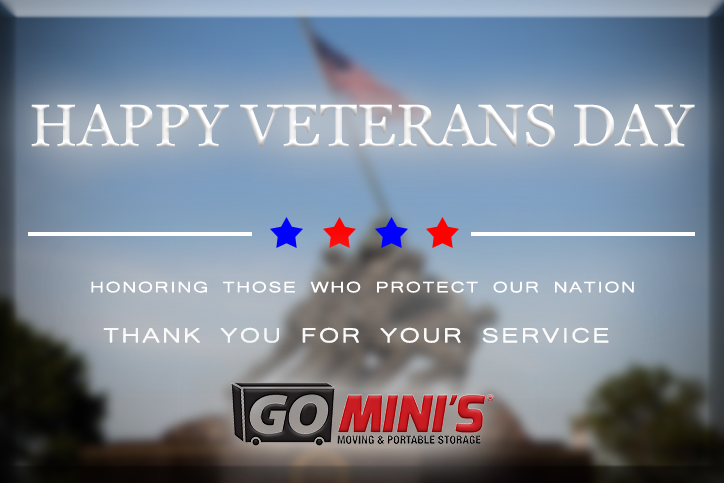 #GoMinis wishes all a happy #VeteransDay. Honoring those who protect our nation. #ThankYou for your service.