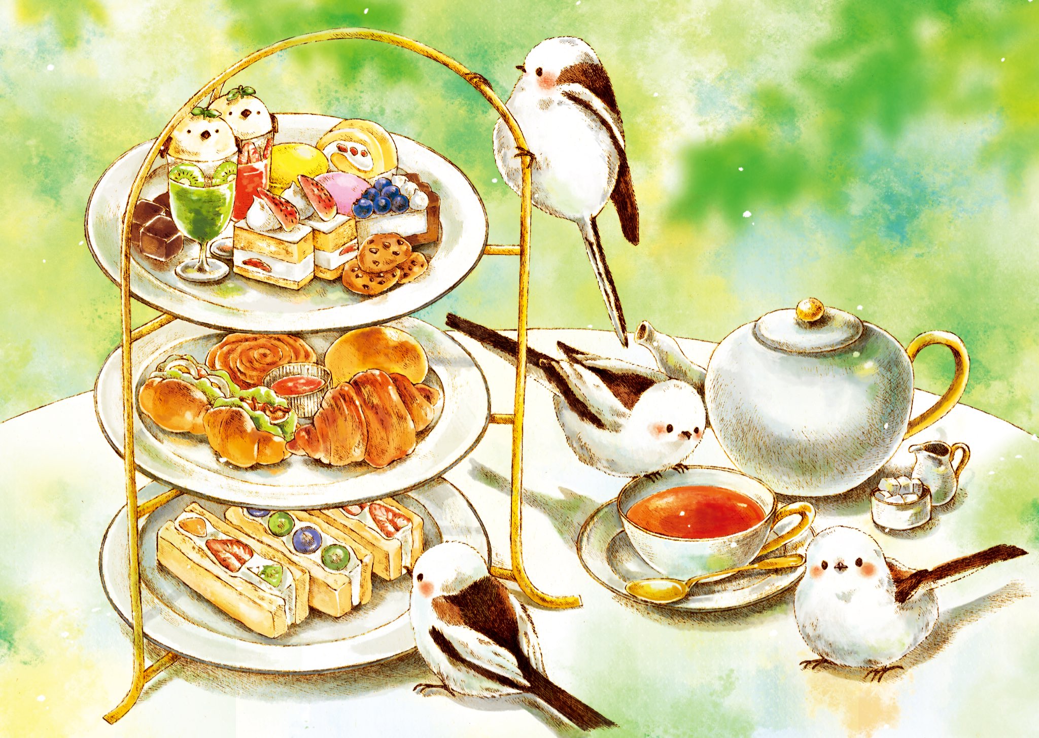 Natsumi デザフェス両日b 313 シマエナガとティータイム イラスト T Co A6matrpgtx Twitter Natsumi デザフェス両日b 313 シマエナガとティータイム イラスト T Co A6matrpgtx Twitter