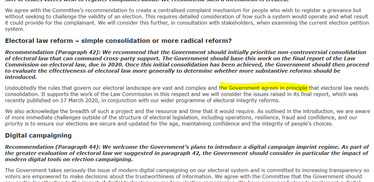 There's plenty more. What are the prospects of any of the necessary reforms being introduced soon? Here's the Government's response:  https://publications.parliament.uk/pa/cm5801/cmselect/cmpubadm/327/32703.htm. 11/11