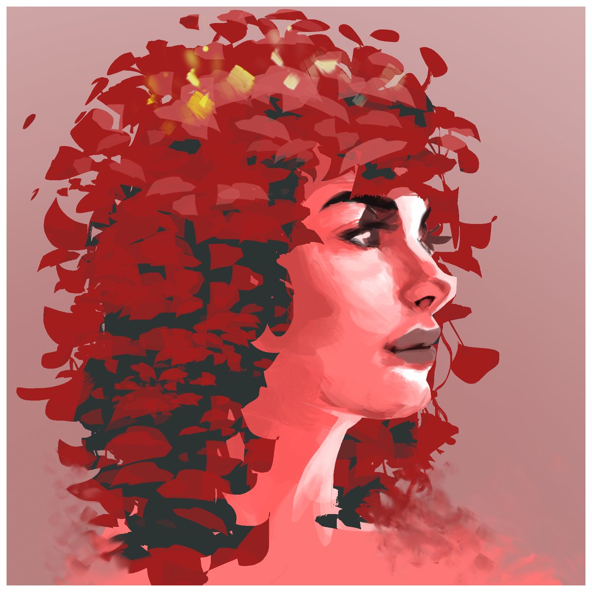 StefkaBun's tweet photo. The two 30 min speedpaintings of today are "Eater of stars" and "hanging flowers"! :3

 #dailyart #speeddraw #speedpainting #drawdaily #landscapepainting #30minutedrawing #conceptart #illustration #artstudy #NobodyArtistClub #SmallArtistClub #under10kgang https://t.co/SGFiByRFKU