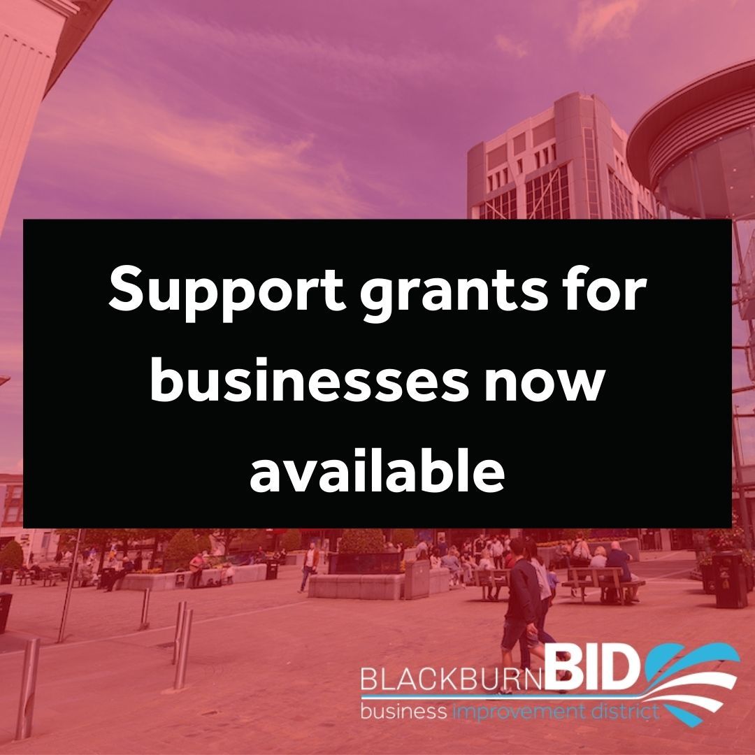 Blackburn_BID's tweet photo. The new #SupportGrants for business required to close with the new national #Restrictions are now available to apply for here: https://t.co/ytKquqadsJ
#support #laancashire #blackburn https://t.co/f7quBXMPLb