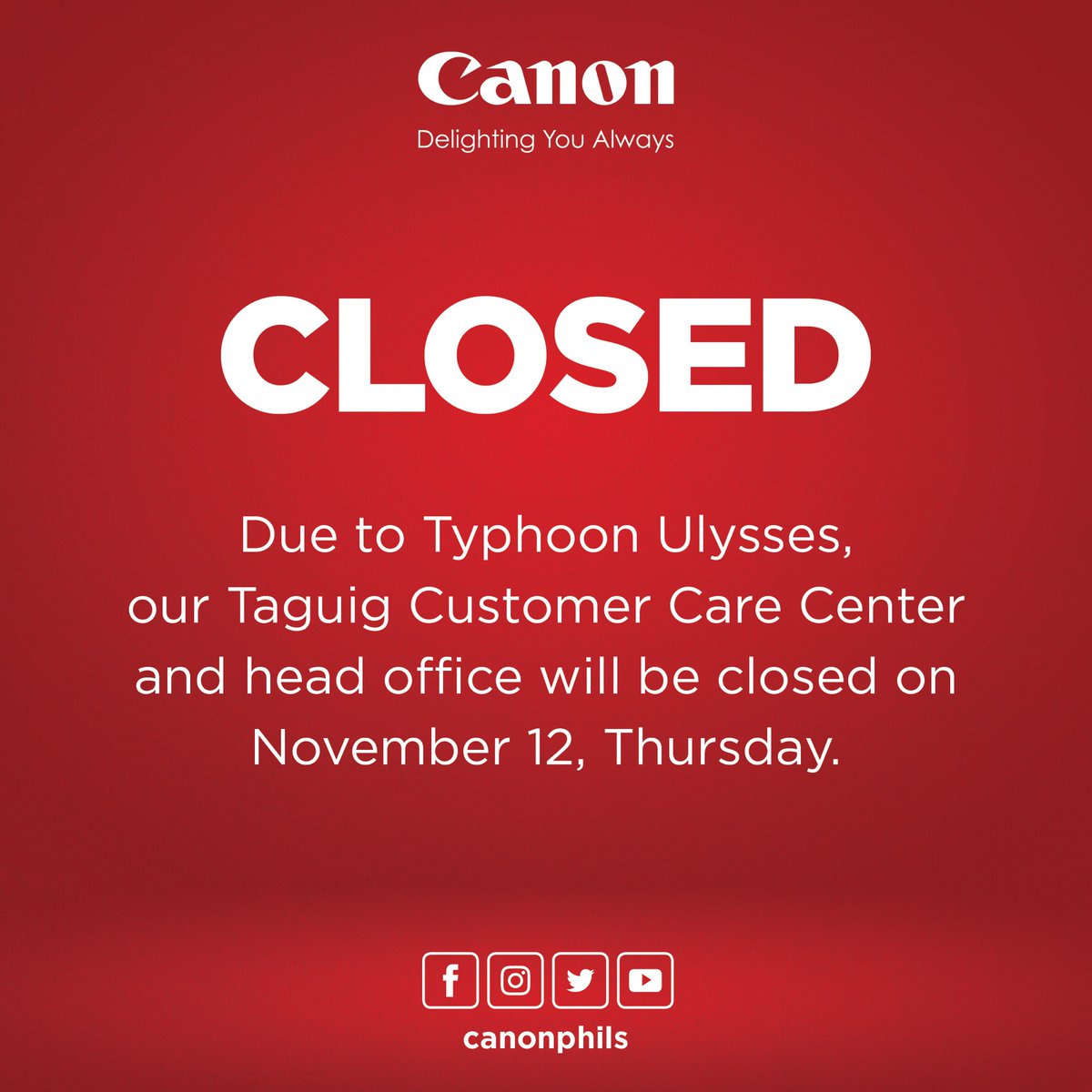 Canon Philippines tweet media