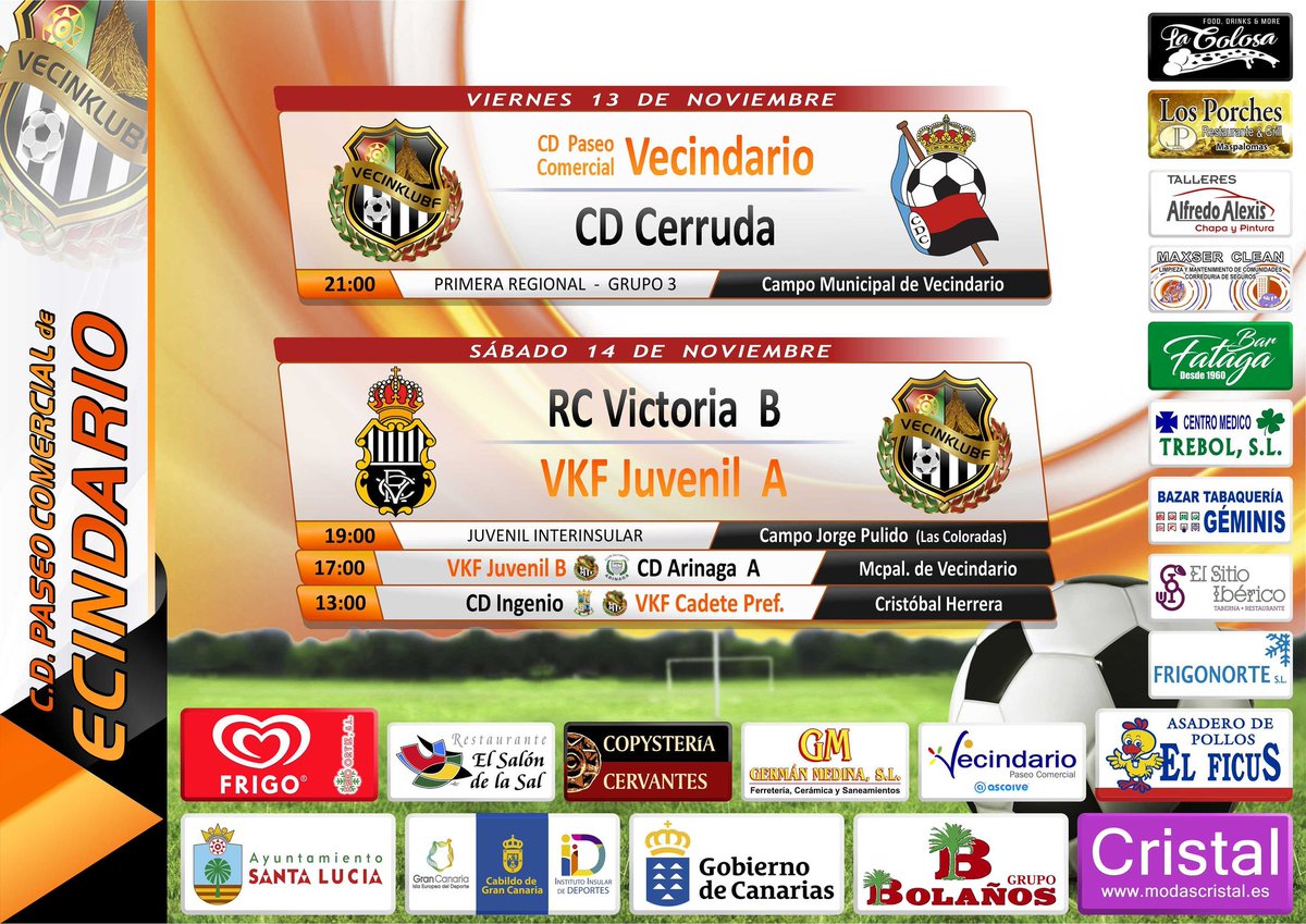 Próxima jornada

#VecinklubfMola
#VecinklubfJuegaLimpio