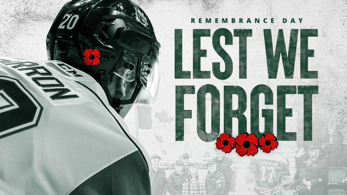 We will always remember the sacrifices that our Veterans made to allow us to enjoy the freedoms we have today. #LestWeForget #CanadaRemembers