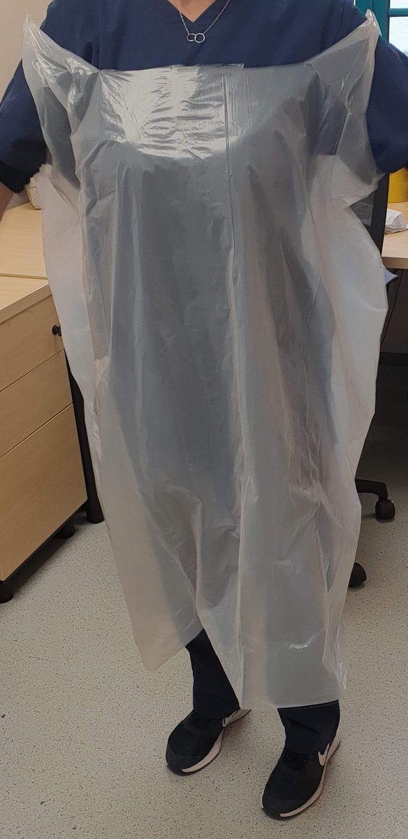 NHSMillion's tweet image. NHS staff have been sent repurposed bin bags as official PPE

Please RT if you agree this is an absolute disgrace and encourage @MattHancock to finally pull his finger out and actually protect NHS staff